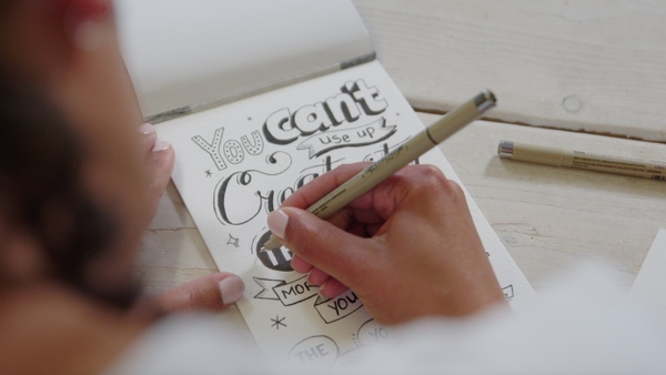 Header handletteren caterogie