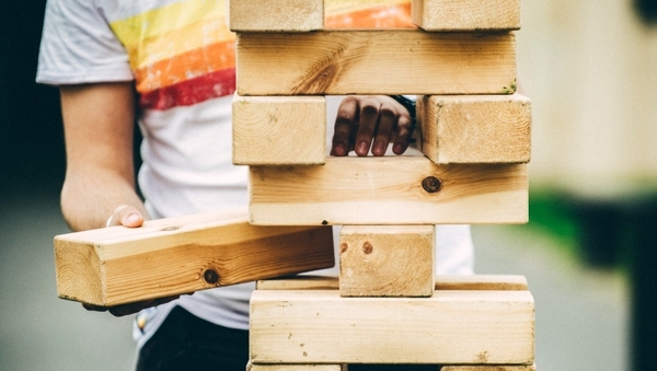 Beach Games reuze jenga